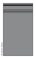 Tütchen 40x60 schwarz
