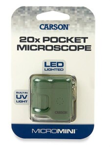 Carson MM-280 "MicroMini" Mikroskop mit Schlüsselanhänger