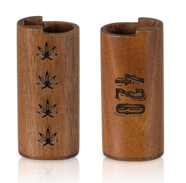 Holzcover "420 + 4 Leafes", dunkel