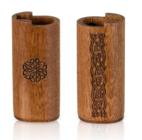 Holzcover "celtic runes", dunkel
